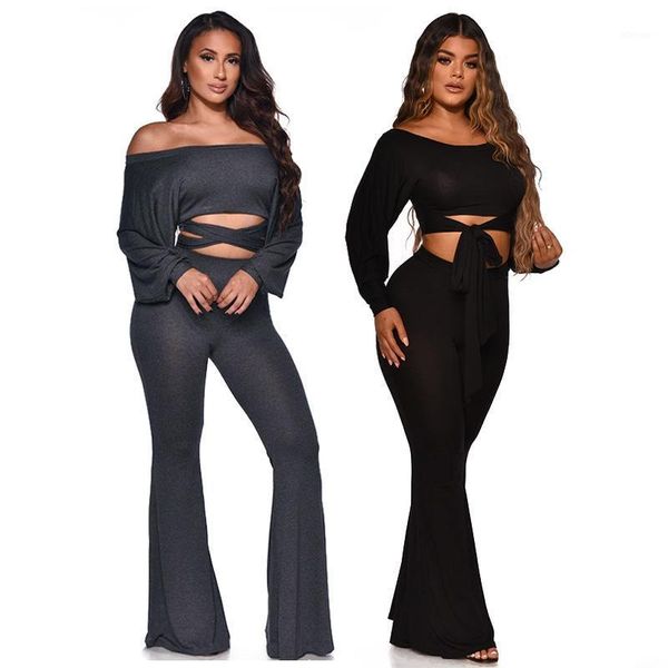 adfvat slash collar crop bandage women long sleeve solid color casual two piece set high waist wide leg pants my-k97741, Gray
adfvat slash collar crop bandage women long sleeve solid color casual two piece set high waist wide leg pants my-k97741, Gray