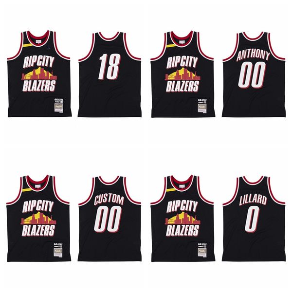 s-6xl men portland trail blazers jersey br remix rip city damian lillard #0 #18 black jersey, Black;red
s-6xl men portland trail blazers jersey br remix rip city damian lillard #0 #18 black jersey, Black;red