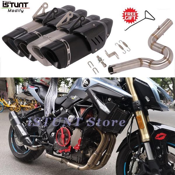 for qjmotor qj600 srk600 qj600gs zhui600 motorcycle full exhaust system modified middle link pipe catalyst delete escape muffler1
for qjmotor qj600 srk600 qj600gs zhui600 motorcycle full exhaust system modified middle link pipe catalyst delete escape muffler1