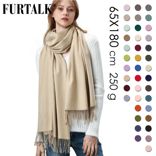 furtalk cashmere scarf women winter shawl pashmina shawl wraps soft warm blanket scarves foulard femme grey black khaki pink 201119, Blue;gray
furtalk cashmere scarf women winter shawl pashmina shawl wraps soft warm blanket scarves foulard femme grey black khaki pink 201119, Blue;gray