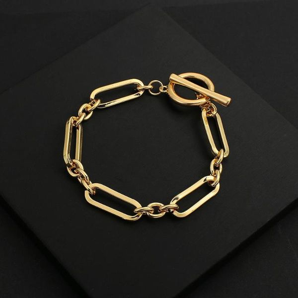 link, chain allyes gold color simple hip hop link bracelets for women exquisite minimalist metal bracelet rock punk female jewelry, Black
link, chain allyes gold color simple hip hop link bracelets for women exquisite minimalist metal bracelet rock punk female jewelry, Black