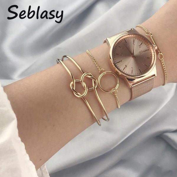 charm bracelets sebalsy 3pcs/set punk double layer open knotted stripe circle & bangles for women simple style gold color cuff jewelry, Golden;silver
charm bracelets sebalsy 3pcs/set punk double layer open knotted stripe circle & bangles for women simple style gold color cuff jewelry, Golden;silver