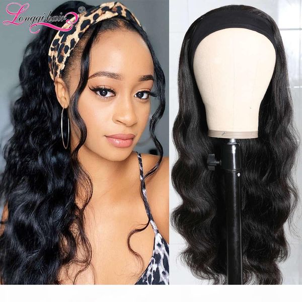 body wave headband scarf natural color brazilian remy human glueless for women lq hair wig, Black;brown
body wave headband scarf natural color brazilian remy human glueless for women lq hair wig, Black;brown