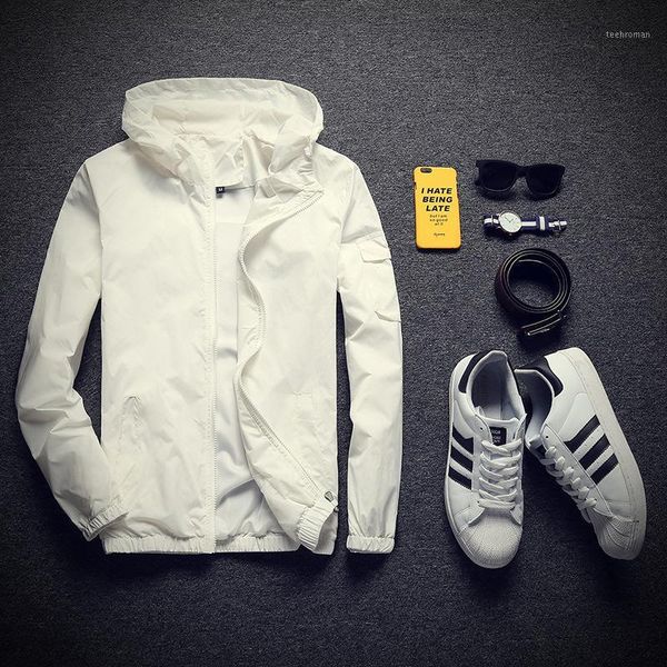wholesale- jacket men arm with pocket 2016 autumn fashion men's hooded casual jackets male coat thin outwear1 men's, Black;brown
wholesale- jacket men arm with pocket 2016 autumn fashion men's hooded casual jackets male coat thin outwear1 men's, Black;brown