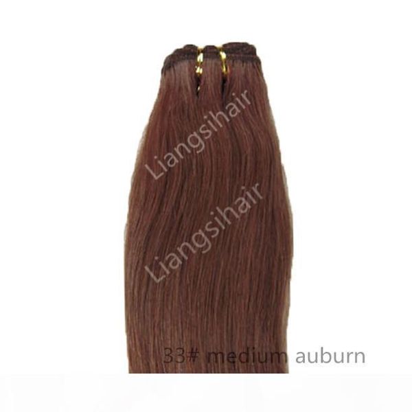 indian straight hair extensions grade 7a 100g 1pcs 18" 33# medium auburn brazilian hair weft real indian virgin remy human hair weave, Black
indian straight hair extensions grade 7a 100g 1pcs 18" 33# medium auburn brazilian hair weft real indian virgin remy human hair weave, Black