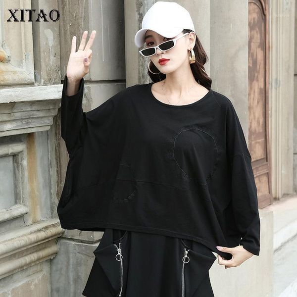 xitao solid color t shirt women loose fashion simple casual all match irregular 2020 autumn batwing sleeve tee goddess zp34791, White
xitao solid color t shirt women loose fashion simple casual all match irregular 2020 autumn batwing sleeve tee goddess zp34791, White