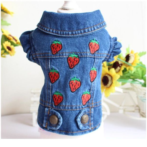 jean small dog clothes puppy dog jacket vest cowboy pet coat strawberry embroidery clothing for small med jllzeo
jean small dog clothes puppy dog jacket vest cowboy pet coat strawberry embroidery clothing for small med jllzeo