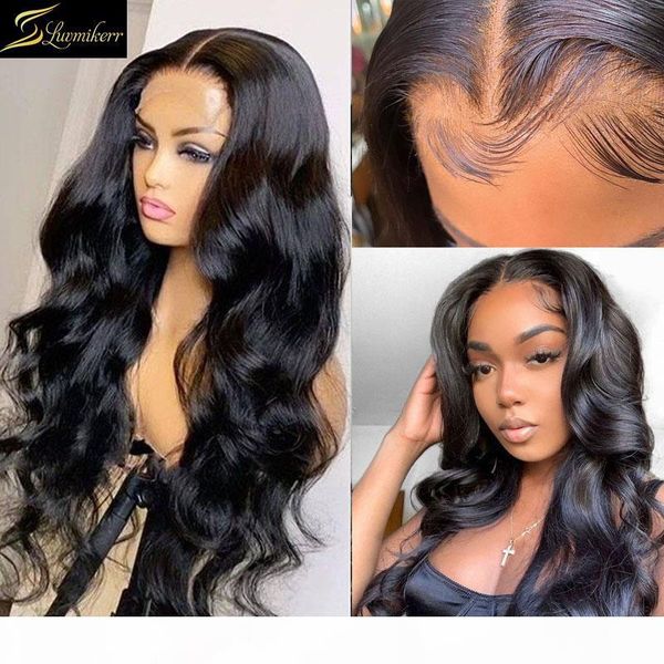 body wave hd transparent lace font wig human hair preplucked bleached knots invisible wavy lace frontal wigs for black women 150, Black;brown
body wave hd transparent lace font wig human hair preplucked bleached knots invisible wavy lace frontal wigs for black women 150, Black;brown
