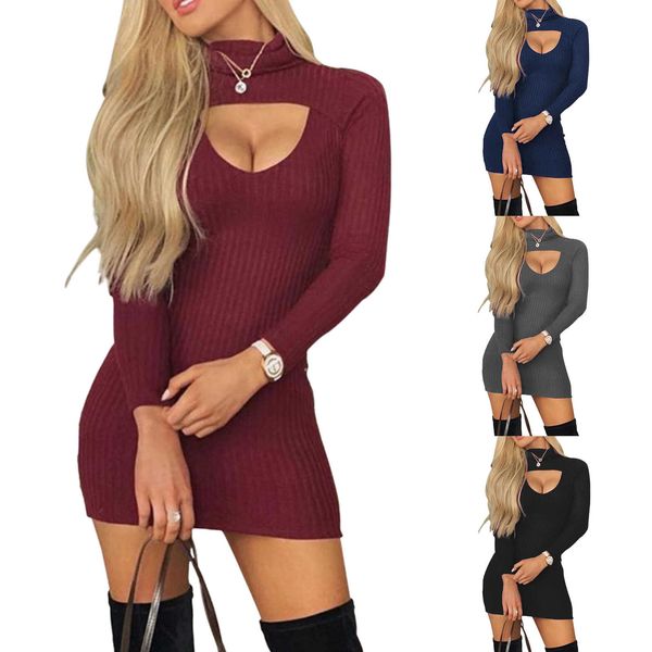 2021 new fashion autumn winter women long sleeve hollow out high collar solid color, Black;gray
2021 new fashion autumn winter women long sleeve hollow out high collar solid color, Black;gray