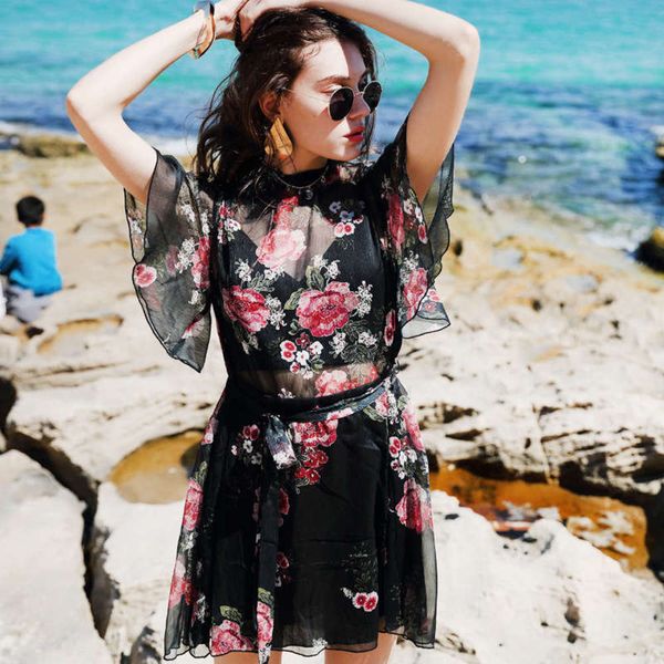 new fashion print in summer moffi's, Black;gray