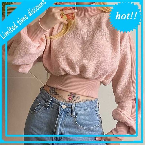 wind 2021 autumn and winter new women's pure color slim long sleeve high collar lamb wool waist sweater, White
wind 2021 autumn and winter new women's pure color slim long sleeve high collar lamb wool waist sweater, White