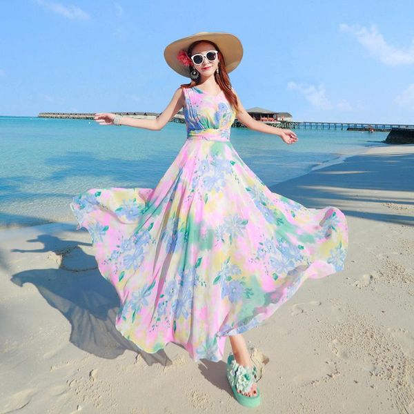 2020 pink / purple colorful print boho long dress sling cross back women v neck party night elegant maxi summer dresses, Black;gray
2020 pink / purple colorful print boho long dress sling cross back women v neck party night elegant maxi summer dresses, Black;gray