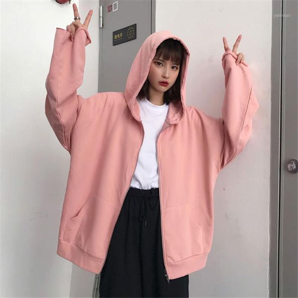 casual ladies zipper jackets hooded loose solid women fashion coat long sleeves female cardigans spring korean chic jackets1, Black;brown
casual ladies zipper jackets hooded loose solid women fashion coat long sleeves female cardigans spring korean chic jackets1, Black;brown