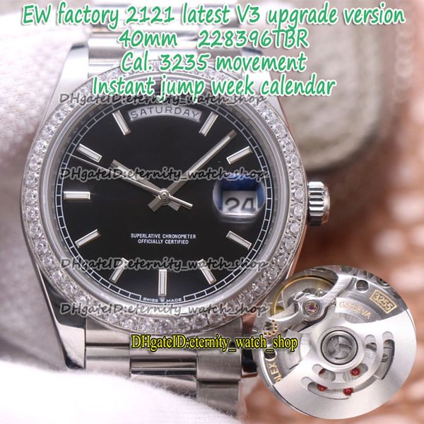 eternity ewf v3 upgrade version 40mm cal.3255 automatic black 18ct dial 228349 mens watch steel case bracelet diamond bezel 228239 228348, Slivery;brown
eternity ewf v3 upgrade version 40mm cal.3255 automatic black 18ct dial 228349 mens watch steel case bracelet diamond bezel 228239 228348, Slivery;brown