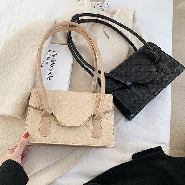 77647 portable woven pattern small handbag new fashion one-shoulder crossbody underarm square sling bag 4color
77647 portable woven pattern small handbag new fashion one-shoulder crossbody underarm square sling bag 4color