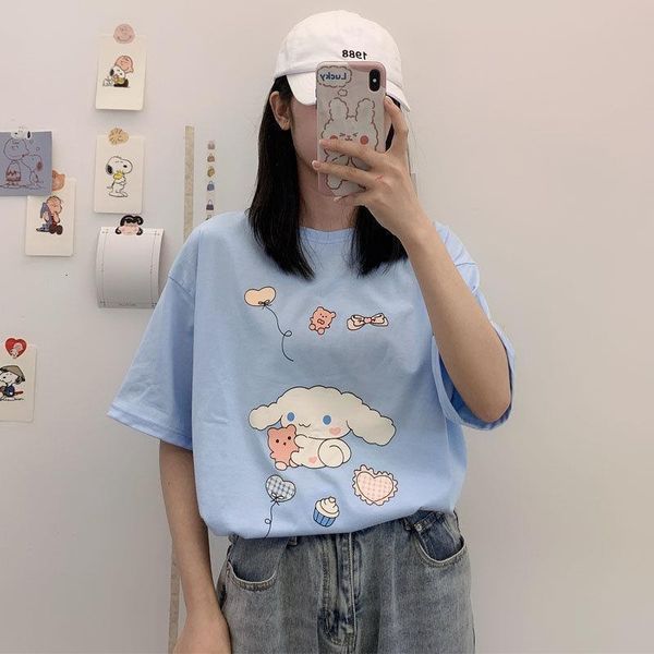 japanese lolita sweet cartoon bear tees women summer harajuku kawaii loose short sleeve t-shirt schoolgirl clothes, White
japanese lolita sweet cartoon bear tees women summer harajuku kawaii loose short sleeve t-shirt schoolgirl clothes, White