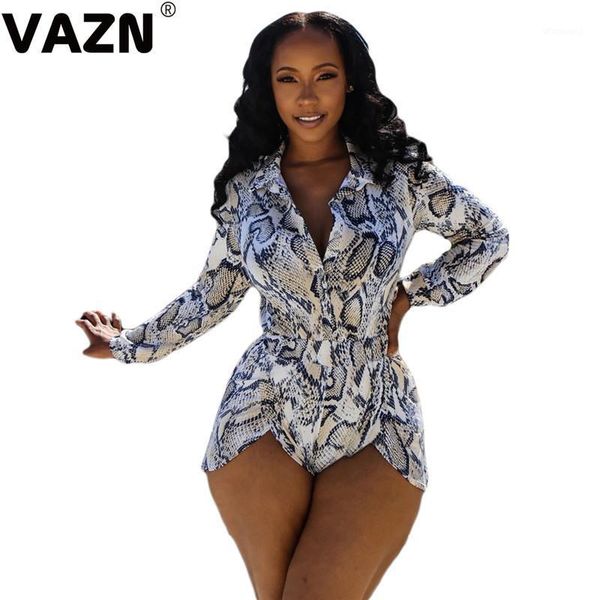 vazn 2021 boho beach wind colorful snake print long sleeve beach style v-neck womens jumpsuit fashion playsuits1, Black;white
vazn 2021 boho beach wind colorful snake print long sleeve beach style v-neck womens jumpsuit fashion playsuits1, Black;white