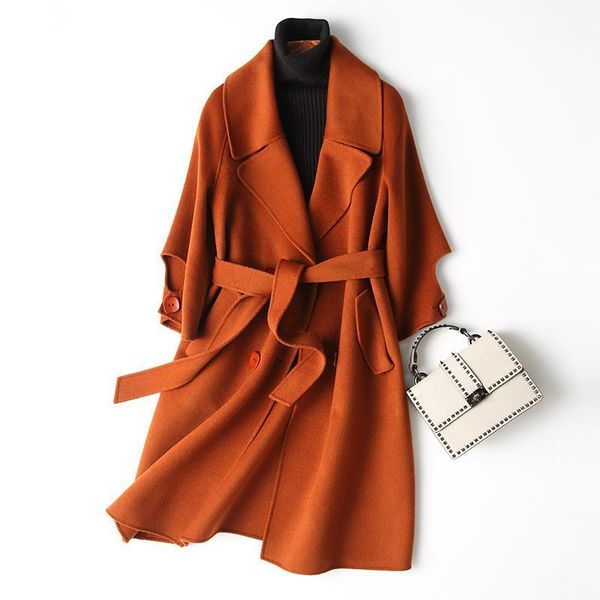 women's wool & blends autumn winter coat women 2021 80% female double jacket outerwear manteau femme hiver 37125 wyq11521, Black
women's wool & blends autumn winter coat women 2021 80% female double jacket outerwear manteau femme hiver 37125 wyq11521, Black