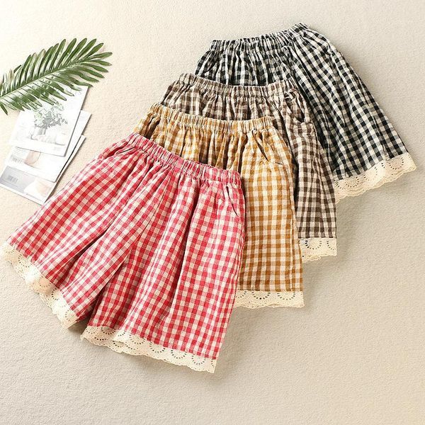 women's shorts 2021 xia wenyi small fresh elastic waist simple style wide leg cotton and linen loose girls1, White;black
women's shorts 2021 xia wenyi small fresh elastic waist simple style wide leg cotton and linen loose girls1, White;black