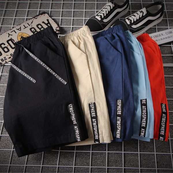 new casual quarter shorts korean fashion sports beach men's pants linen summer thin, White;black
new casual quarter shorts korean fashion sports beach men's pants linen summer thin, White;black