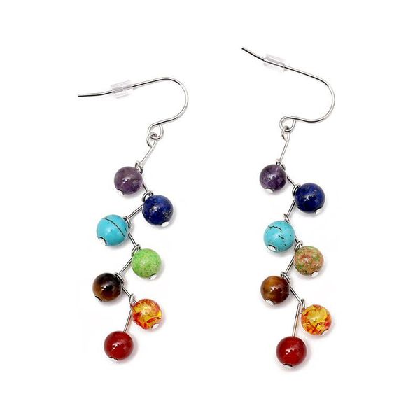 dangle & chandelier 7 chakra long earrings natural stone yoga healing engery earring for women, Silver
dangle & chandelier 7 chakra long earrings natural stone yoga healing engery earring for women, Silver