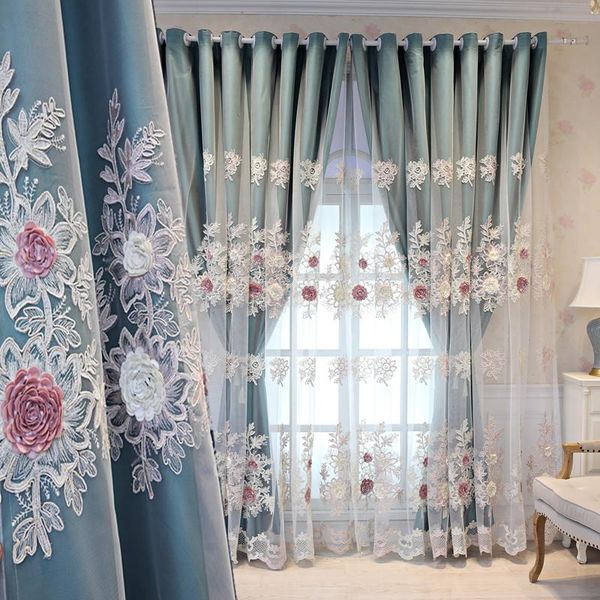 high grade european embossed embroidery double green cloth gauze integrated living room bedroom balcony shading curtain
high grade european embossed embroidery double green cloth gauze integrated living room bedroom balcony shading curtain