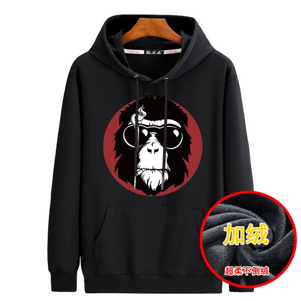 trendy street hip-hop boys' sweater hoodie loose cotton coat large autumn winter plush, Blue
trendy street hip-hop boys' sweater hoodie loose cotton coat large autumn winter plush, Blue