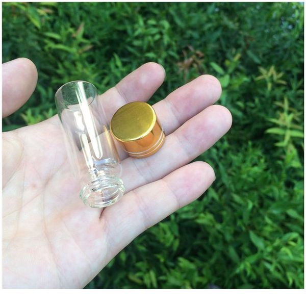 22*65*14mm 50pcs 14ml empty glass bottles aluminium screw golden cap transparent clear liquid gift container wishing bot bbybag
22*65*14mm 50pcs 14ml empty glass bottles aluminium screw golden cap transparent clear liquid gift container wishing bot bbybag