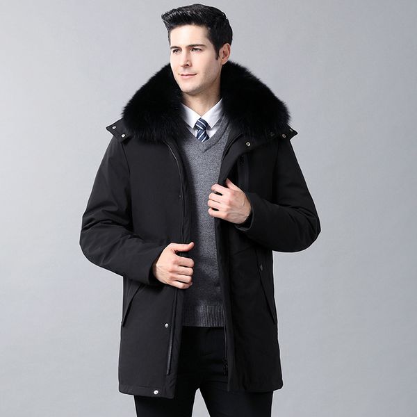 living in surface detachable bladder of male money long dad outfit can remove more warm white duck down jacket q1209, Black
living in surface detachable bladder of male money long dad outfit can remove more warm white duck down jacket q1209, Black