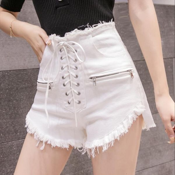 rent mode even bandage zippers denim casual white street jean female 2021 summer p736 shorts mjfo, White;black
rent mode even bandage zippers denim casual white street jean female 2021 summer p736 shorts mjfo, White;black