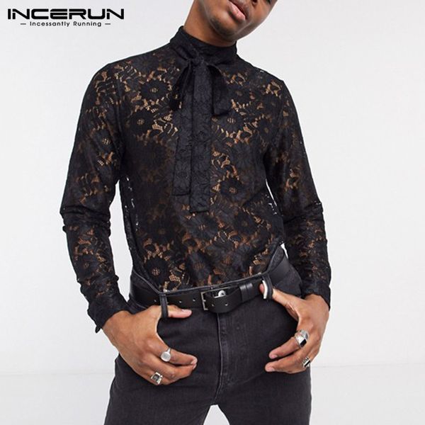 men mesh t shirt up long sleeve transparent 2020 streetwear party nightclub t-shirts mens lace tee incerun s-5xl, White;black
men mesh t shirt up long sleeve transparent 2020 streetwear party nightclub t-shirts mens lace tee incerun s-5xl, White;black