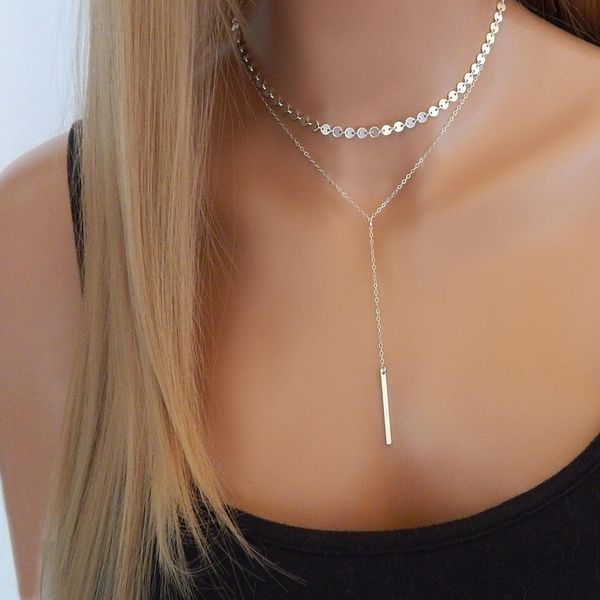 золото простые женщины бар chine choker ожерелье цепочка chocker шеи ювелирные изделия collana bijoux femme joyas mujer collier ras du cou, Silver
золото простые женщины бар chine choker ожерелье цепочка chocker шеи ювелирные изделия collana bijoux femme joyas mujer collier ras du cou, Silver