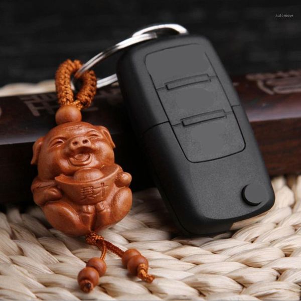 new arrival natural wood carved pig shaped key chain key ring holder lucky keychain jewelry gift1, Silver
new arrival natural wood carved pig shaped key chain key ring holder lucky keychain jewelry gift1, Silver