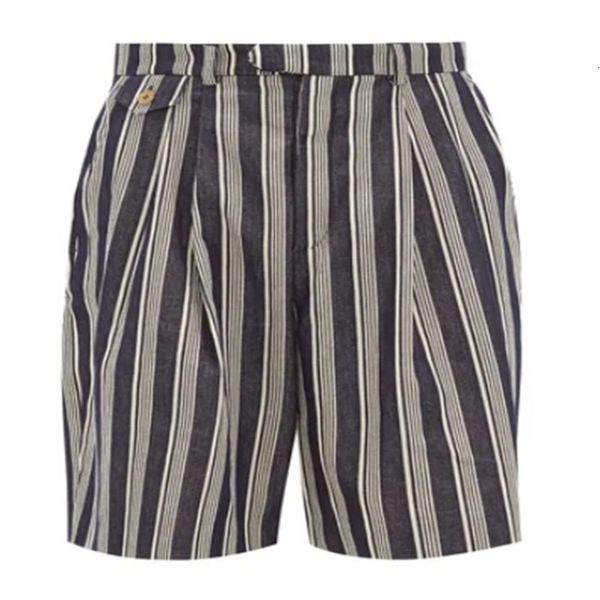 wind pleated stripe cotton canvas summer woven fashion men's casual personality shorts, White;black
wind pleated stripe cotton canvas summer woven fashion men's casual personality shorts, White;black