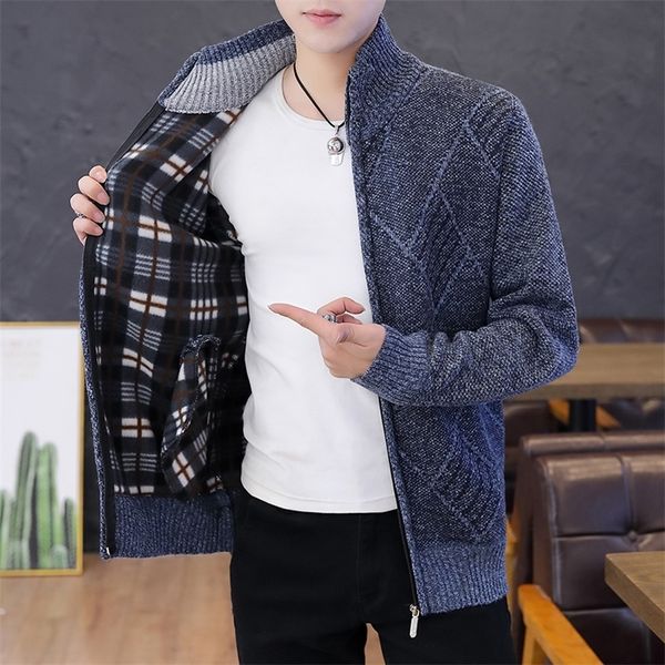 zipper cardigan fashion korean style men clothing slim mens sweater long sleeve knitted cardigans oversize new 201210, White;black
zipper cardigan fashion korean style men clothing slim mens sweater long sleeve knitted cardigans oversize new 201210, White;black