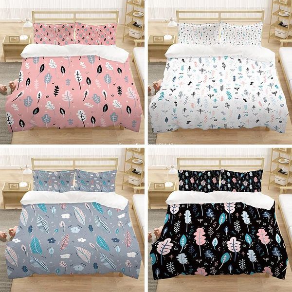 2/3 minimalist leaf patterned bedding set children's down quilt cover pillowcase soft double sheet full size
2/3 minimalist leaf patterned bedding set children's down quilt cover pillowcase soft double sheet full size