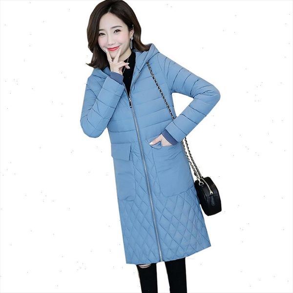 2021 new plus size parkas women hooded winter jacket slim down cotton large pocket long coat solid casual female warm outwear, Black
2021 new plus size parkas women hooded winter jacket slim down cotton large pocket long coat solid casual female warm outwear, Black