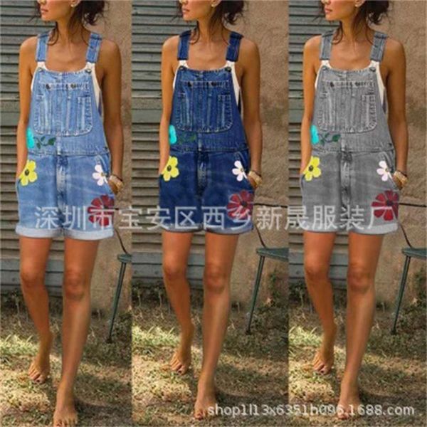 selling women's printed loose and thin washed jeans pants shorts, Blue
selling women's printed loose and thin washed jeans pants shorts, Blue