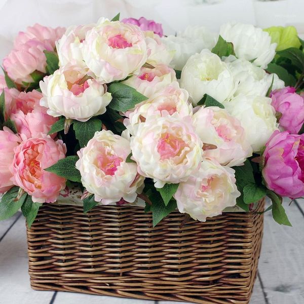 decorative flowers & wreaths 5 branch/bouquet artificial silk pink peony bridal bouquet fake flower arrangments wedding home de
decorative flowers & wreaths 5 branch/bouquet artificial silk pink peony bridal bouquet fake flower arrangments wedding home de