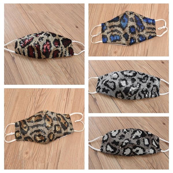 bling 5 colors leopard sequins breathable factory sunscreen sequin mask washable face masks can put filter cca12453 120pcs
bling 5 colors leopard sequins breathable factory sunscreen sequin mask washable face masks can put filter cca12453 120pcs
