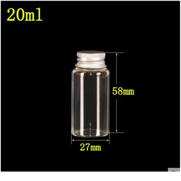 27*58*14mm 20ml mini glass bottles with metal screw cap empty small wishing bottle glass vials jars bbyzch
27*58*14mm 20ml mini glass bottles with metal screw cap empty small wishing bottle glass vials jars bbyzch