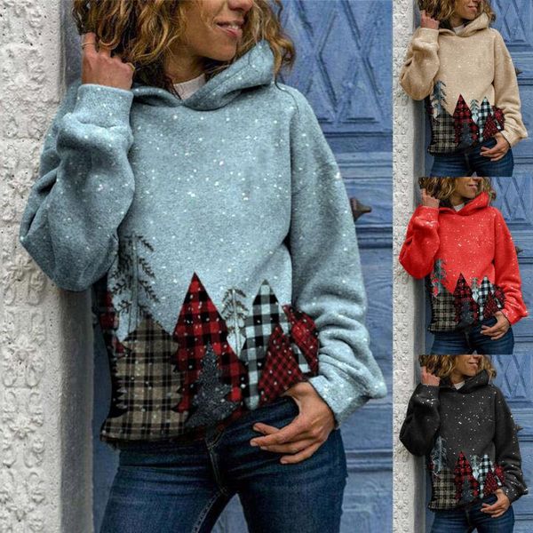 women's hoodies & sweatshirts christmas print hooded long sleeve leisure pullover sweatshirt spring casual pullovers women vestido de m, Black
women's hoodies & sweatshirts christmas print hooded long sleeve leisure pullover sweatshirt spring casual pullovers women vestido de m, Black
