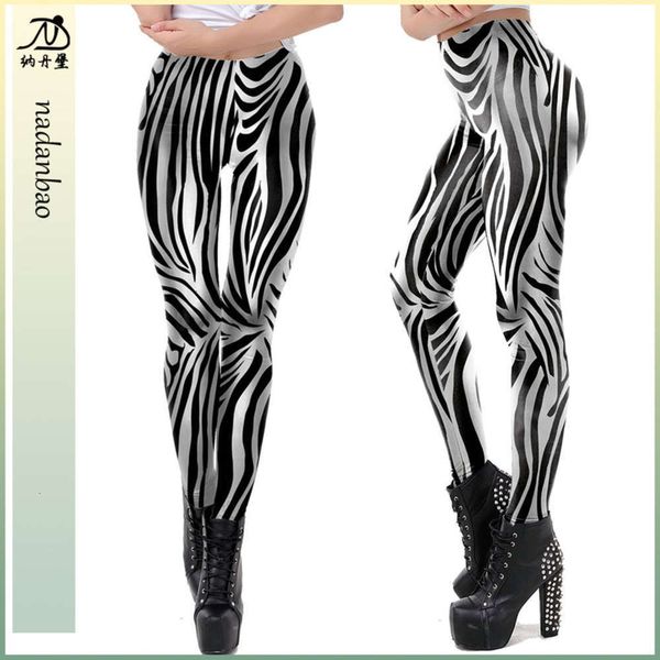 striped new temperament fashion magazin promote 3d printing women's tight leggings kdk2040, Black
striped new temperament fashion magazin promote 3d printing women's tight leggings kdk2040, Black