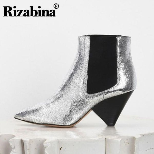 boots rizabina ankle for women real leather winter fashion shoes pointed toe casual cowboy high heel size 33-43, Black
boots rizabina ankle for women real leather winter fashion shoes pointed toe casual cowboy high heel size 33-43, Black