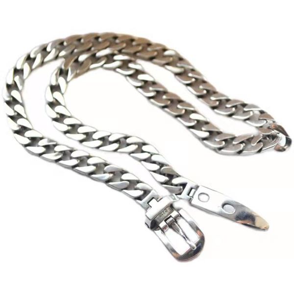 925 sterling silver thick chain necklace 2021 trendy hip hop punk vintage couple unique belt buckle design party jewelry
925 sterling silver thick chain necklace 2021 trendy hip hop punk vintage couple unique belt buckle design party jewelry