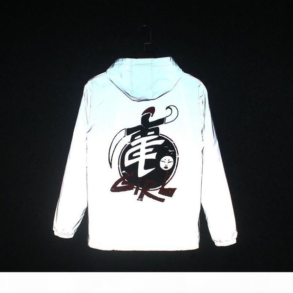 tide hoodies men's 3m reflective jacket hiphop windbreaker waterproof sporting women lovers hooded coats fluorescent sweatshirts sh1909, Black;brown
tide hoodies men's 3m reflective jacket hiphop windbreaker waterproof sporting women lovers hooded coats fluorescent sweatshirts sh1909, Black;brown