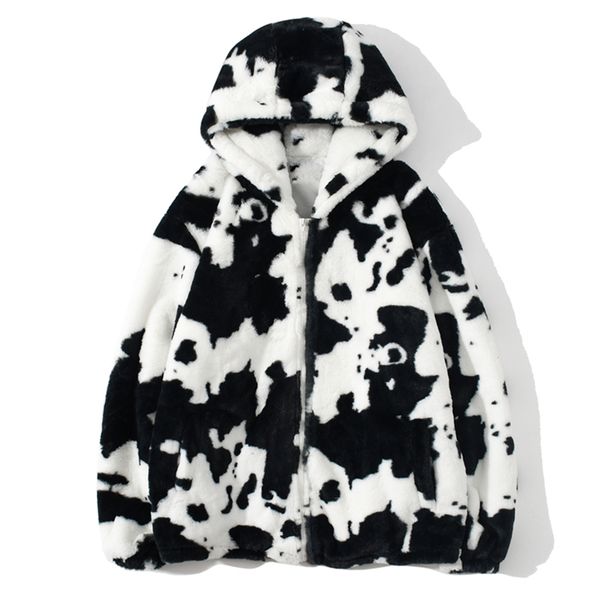 2021 new men streetwear cow print zipper cardigan hooded coats autumn winter harajuku loose couple coat outwear hoodie lambswool jacket f6y1, Black;brown
2021 new men streetwear cow print zipper cardigan hooded coats autumn winter harajuku loose couple coat outwear hoodie lambswool jacket f6y1, Black;brown