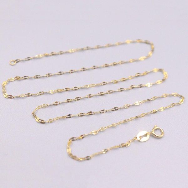 solid 18k yellow gold lip chain necklace 18"l 1.2mmw women necklace guaranteed 18kt pure gold, Silver
solid 18k yellow gold lip chain necklace 18"l 1.2mmw women necklace guaranteed 18kt pure gold, Silver