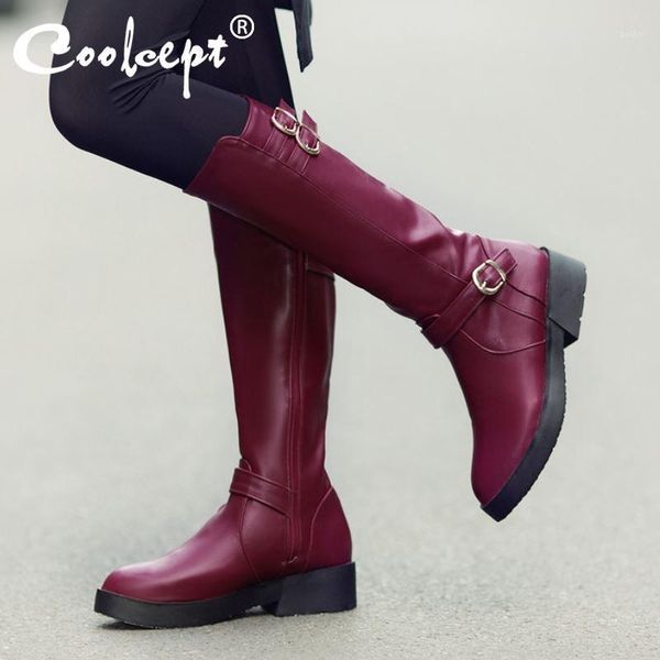 boots coolcept size 34-43 women knee fashion buckle zipper flats winter shoes woman warm long boot office lady daily footwear1, Black
boots coolcept size 34-43 women knee fashion buckle zipper flats winter shoes woman warm long boot office lady daily footwear1, Black