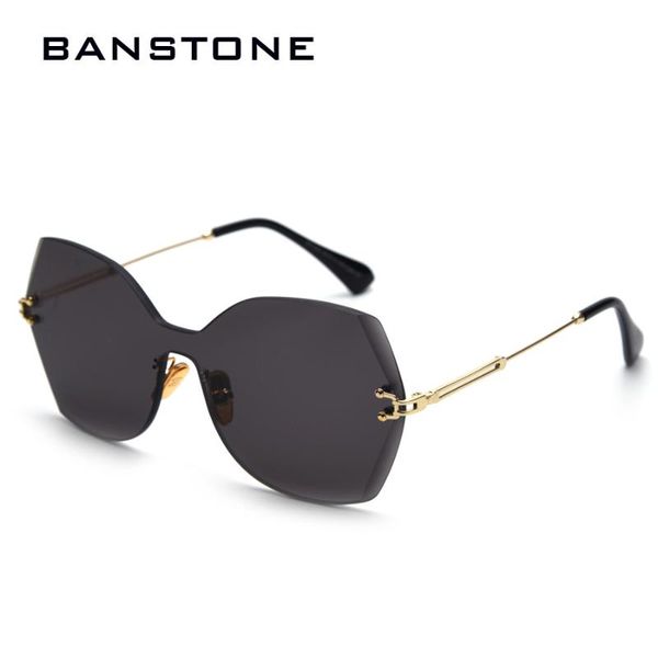 sunglasses banstone rimless one piece design women men fashion sun glasses uv400, White;black
sunglasses banstone rimless one piece design women men fashion sun glasses uv400, White;black
